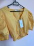 Жълт топ , снимка 1 - Блузи с дълъг ръкав и пуловери - 42595840