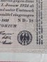 Райх банкнота  много стара рядка за колекционери 28272, снимка 3