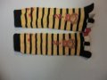 чорапки жълто и черно