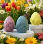 3D Великденски яйца различни модели силиконов молд форма за свещи гипс сапун смола , снимка 4