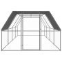 vidaXL Птичарник на открито, 3x8x2 м, поцинкована стомана（SKU:3089326）, снимка 2