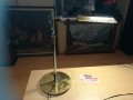 поръчана-gold & inox настолна масивна лампа-внос швеицария, снимка 8