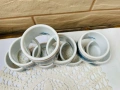 Красиви порцеланови пръстени с маркировки, 8 бр , снимка 8