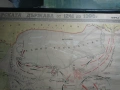 Ретро карта на платно: Българската държава (1241-1396 г.) – 1967 г., снимка 1