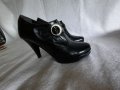 Обувки Естествена кожа, снимка 1 - Дамски обувки на ток - 36812496