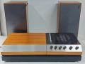 грамофон FM стерео радио Hi-Fi система стерео тонколони WEGA 3204 Dual 1209, снимка 1