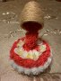 3D чаша от рози романтичен подарък за празника на влюбените Свети Валентин 