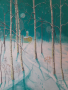 "Приказна зима", маслени бои върху платно, 40/30см., снимка 1 - Картини - 44622314
