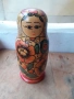 Матрьошка стара руска дарвена кукла 3 в 1, снимка 2