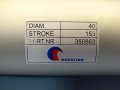 Пневматичен цилиндър DOEDIJNS Ø40x153 mm pneumatic cylinder, снимка 3