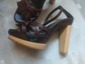 Сандали дърво и кожа MAX&Co, снимка 5