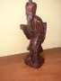 Дървена фигура рибар, снимка 1