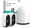  IP Автономен безжичен  комплект за видеонаблюдение WUUK Wireless Cam Pro Kit 2бр. камери с батерия, снимка 1