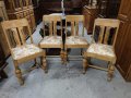 Трапезни столове с фрезовани крака (материал дъб), снимка 7