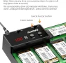 MAIWO 5-Bay M.2 mSATA докинг станция, USB 3.0 дубликатор, поддръжка за офлайн клониране, снимка 4