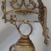 Стара бронзова камбана за врата, снимка 4 - Антикварни и старинни предмети - 44365497