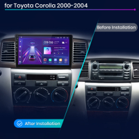 Мултимедия Android за Toyota Corolla 2000-2004, снимка 2 - Аксесоари и консумативи - 44737477