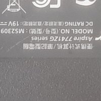  Acer Aspire 7741zg Model Ms2309 17.3", снимка 1 - Части за лаптопи - 40078990