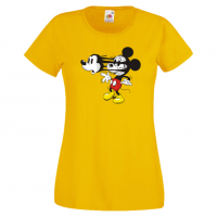 Дамска тениска Mickey Mask Мини Маус,Микки Маус.Подарък,Изненада,, снимка 10 - Тениски - 36526353