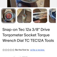 ключ Snap on Torqometer USA, снимка 8 - Ключове - 42253809