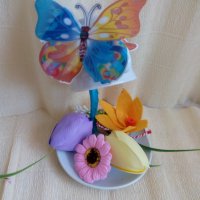 Налични-Сапунени цветя летяща чаша , снимка 10 - Декорация за дома - 32037882