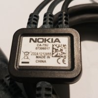 Кабел Nokia CA-75U аудио видео , снимка 2 - USB кабели - 35527719