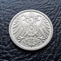 Стара монета 5 пфенига 1908 г. буква  D - Германия- хит цена !, снимка 5 - Нумизматика и бонистика - 39778962