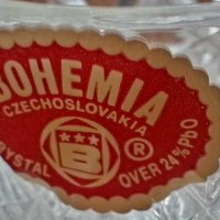 Кристални чаши за кафе чай Бохемия чехословакия, снимка 5 - Антикварни и старинни предмети - 29996681