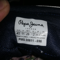 Оригинални мъжки маратонки Pepe Jeans номер 45 , снимка 5 - Спортно елегантни обувки - 44774195