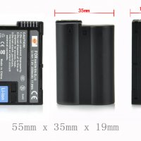 Нова батерия DSTE EN-EL15 2550mAh, снимка 1 - Батерии, зарядни - 31575857