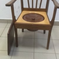 Дървен стол тоалетна -, снимка 2 - Тоалетни столове - 35145952