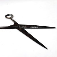 Стара фризьорска ножица, ножици(12.2), снимка 5 - Антикварни и старинни предмети - 44308235