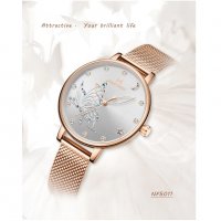 Дамски часовник Naviforce Crystal Watch, снимка 4 - Дамски - 40239503