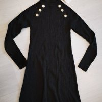 Черна рокля Зара Zara, снимка 7 - Рокли - 30977972