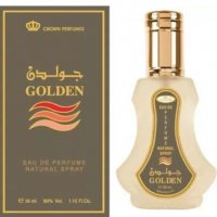 Дълготраен арабски парфюм Al Rehab Golden 35ml Аромат на дървото Оуд  (oud), кехлибар, флорални нотк