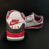Nike Air Jordan Retro 3 Fire Red Размер 47 Номер Нови Обувки , снимка 4 - Кецове - 39001392