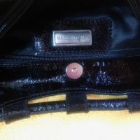 Дамска чанта 100% кожа,естествен лак,Италия, снимка 2 - Чанти - 39742733
