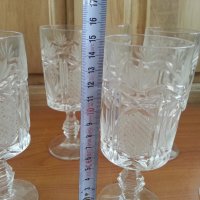 Кристални чаши , снимка 6 - Антикварни и старинни предмети - 37544713