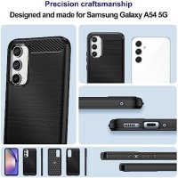 Нов Кейс за телефон Samsung Galaxy A54 5G, Карбонов Дизайн, Анти-Ударен, снимка 5 - Калъфи, кейсове - 42624381