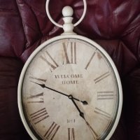 Старинен часовник и барометър, снимка 12 - Стенни часовници - 33873112