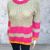 Дамски пуловер - код 994, снимка 2 - Блузи с дълъг ръкав и пуловери - 42607126