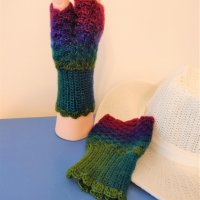 Плетени ръкавици без пръсти чисто нови, снимка 3 - Ръкавици - 42622967