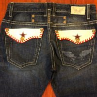 $228 Мъжки дънки Robin's Jeans Authentic Mens 33 USA Made Robins Jean, снимка 2 - Дънки - 26034385