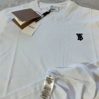 Burberry мъжка тениска фланелка блуза бяла 100% памук у имат унисекс , снимка 15 - Тениски - 40353254