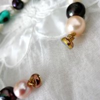 Гривна от естествени перли и стъкло Мурано, снимка 5 - Гривни - 37614882