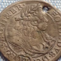 Сребърна монета 6 кройцера 1685г. Леополд първи Виена Свещена Римска Империя 13772, снимка 2 - Нумизматика и бонистика - 42899954