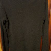 Дамска черна блуза  с дълъг ръкав, снимка 4 - Блузи с дълъг ръкав и пуловери - 30184870