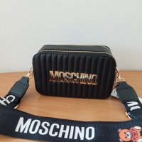 Луксозна черна чанта Moschino код DS-89-4, снимка 3 - Чанти - 40717110