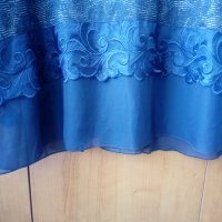 Официална тъмносиня блуза, голям размер, снимка 9 - Блузи с дълъг ръкав и пуловери - 37418811
