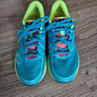 Дамски маратонки ASICS цветни сини неон, снимка 4 - Маратонки - 42673464